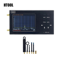 HTOOL SA6 Spectrum Analyzer 6GHz Signal Generator 3.2 inch Touch Screen Portable 35-6200 MHz RF Input PC Control Battery