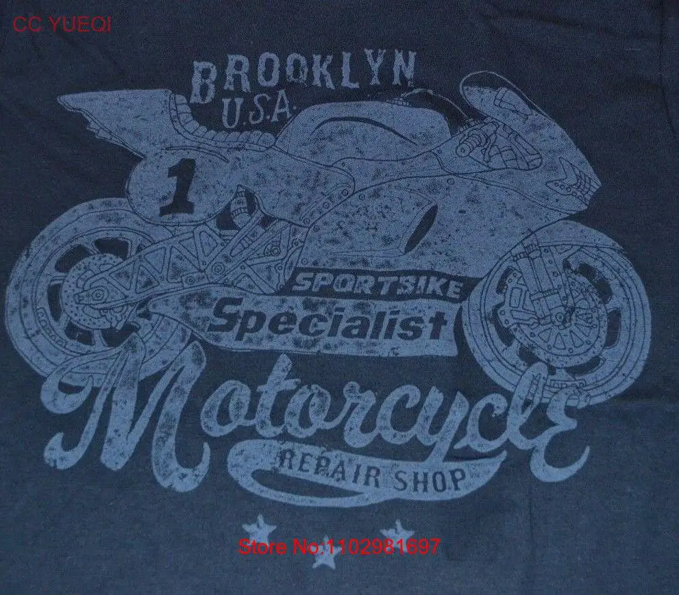 Brooklyn Motorcycle Sportsbike Specialist Sonoma Graphic Tee Adult Men's Small