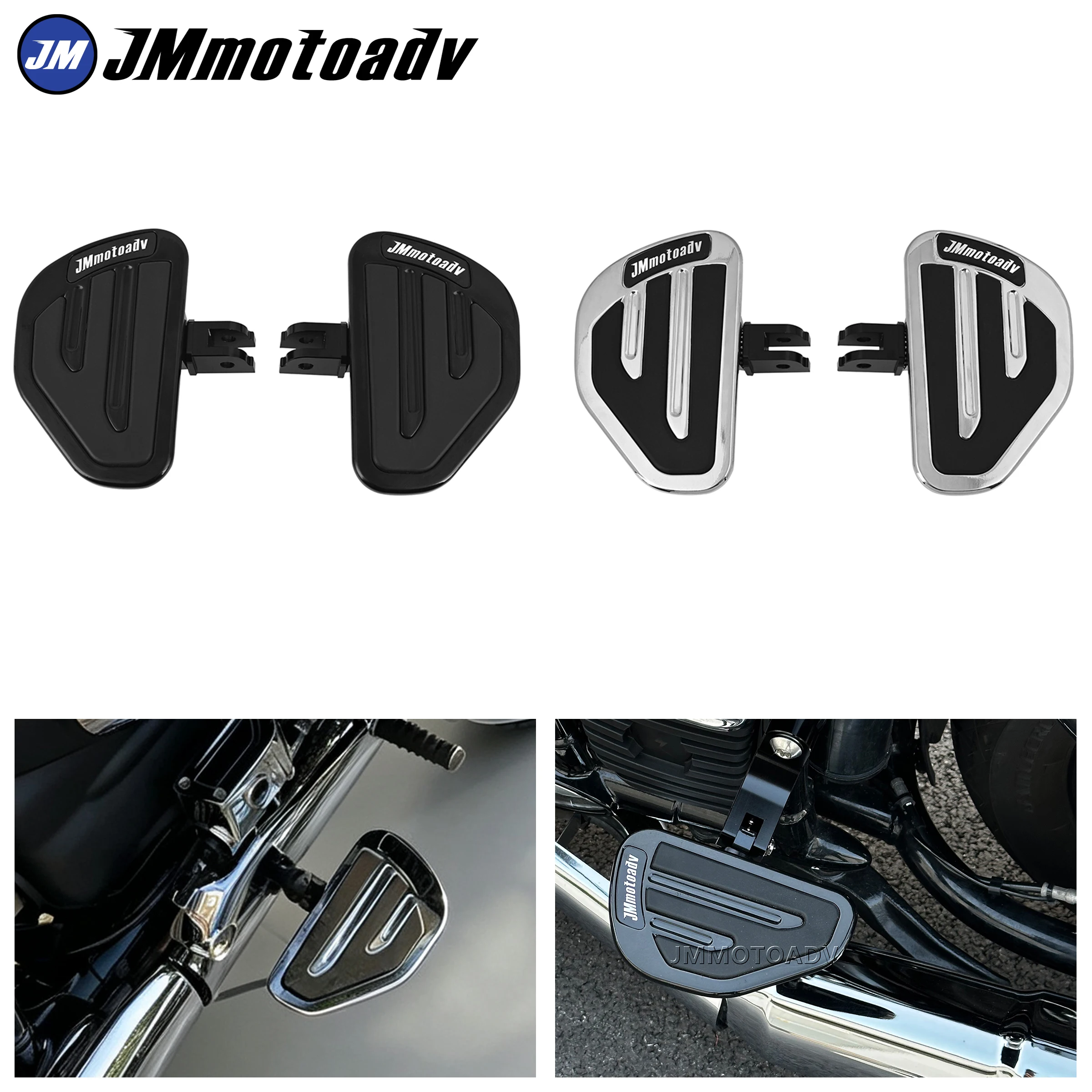 Motorcycle Rider Footrests Foot Pegs Footboard For Touring Style Road King Dyna Style Sportster Style 1200 Night Train Iron 883