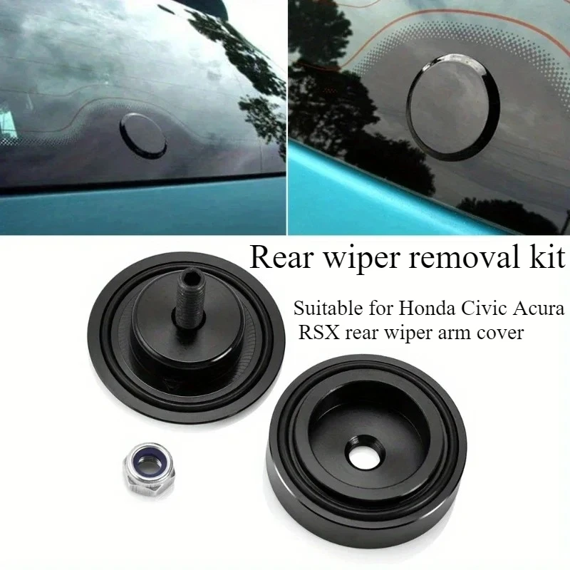1PC Aluminum Rear Wiper Removal Kit for Honda Civic Acura RSX Rear Wiper Arm Cover, Acura Integra for Toyota Yaris, Volvo XC40