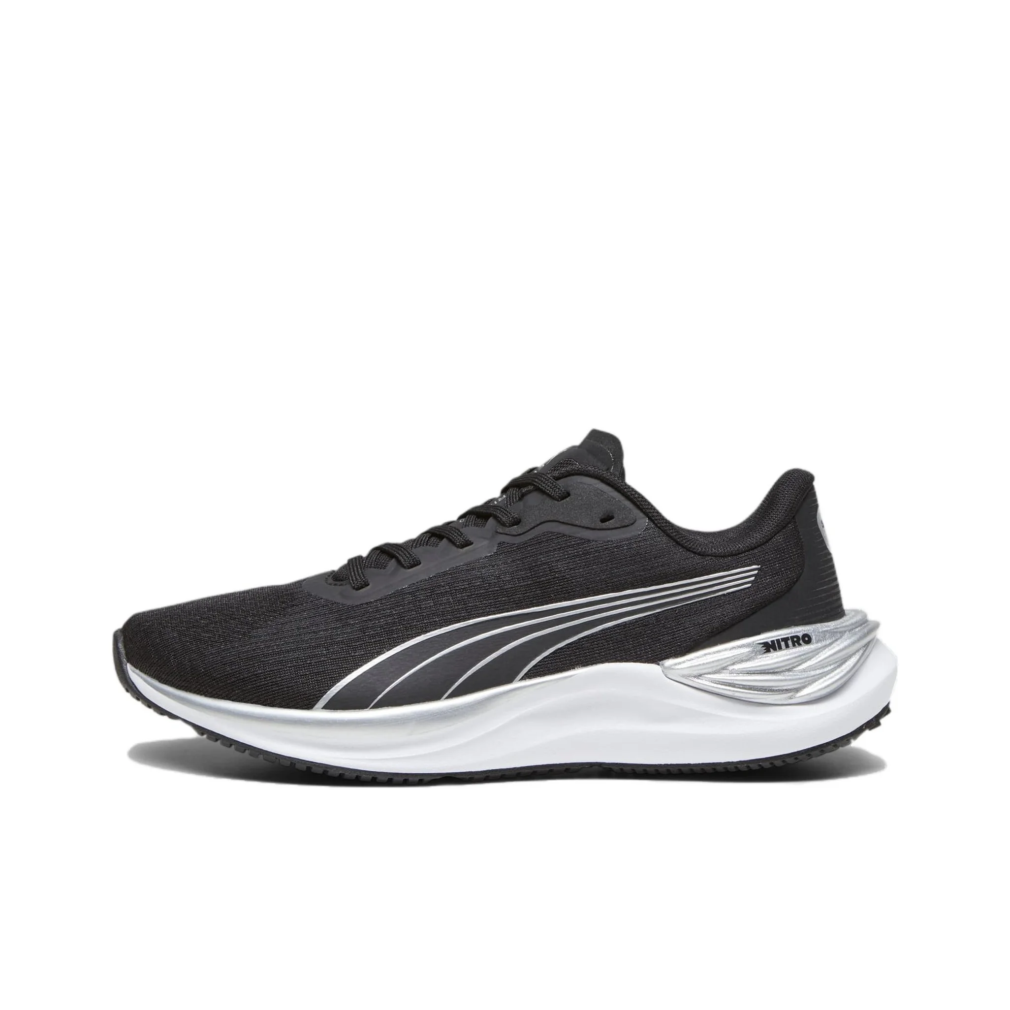PUMA Electrify Nitro 3 Running Shoes Women's Low Top Black/White 378456-01