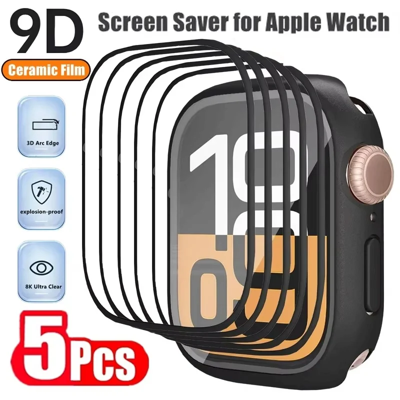 

1-5Pcs Ceramic Screen Protector For Apple Watch 9 8 7 6 5 38MM 40MM 42MM 44MM 41MM 45MM Ceramic Film For IWatch Ultra 3 2 1 49MM