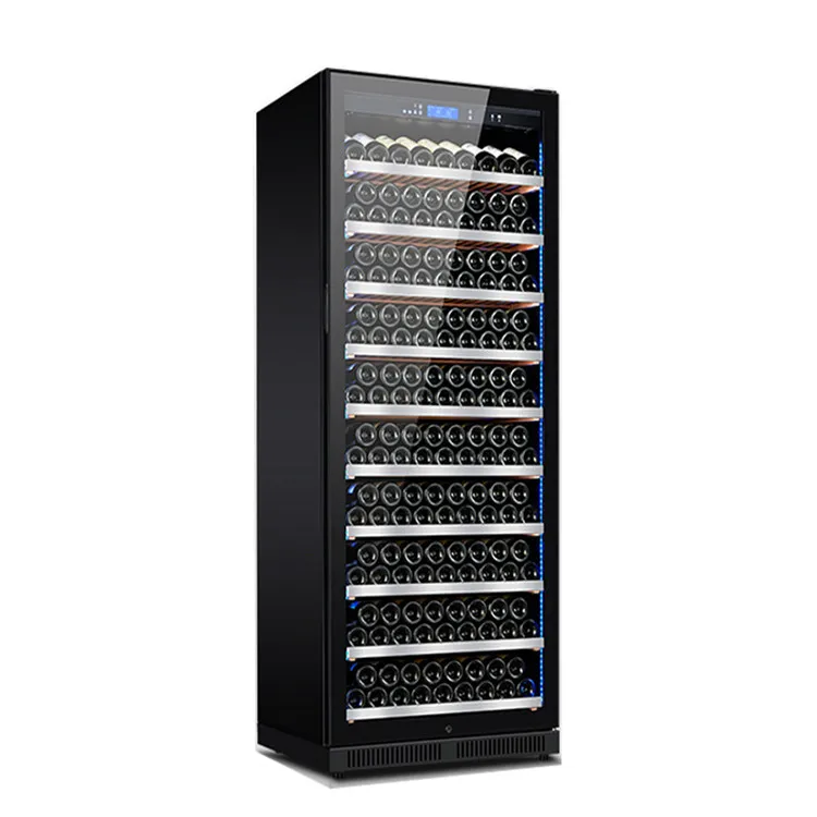 

Wine cabinet Solid wood shelf Wine cabinet Large capacity refrigerated display Wine