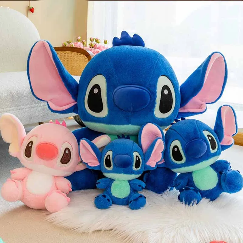 Plushie Animal Disney Stitch Stuffed Plush Models Cartoon Stuffed Plush Dolls Anime Plush Baby Toys Kawaii Kids Birthday Gift