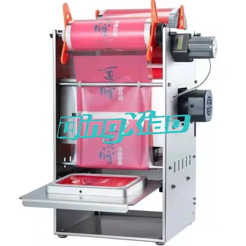 Automatic Tray Sealing Machine Plastic Food Container Sealer For Disposable Takeout Boxes Bowls And Meal Prep Packaging