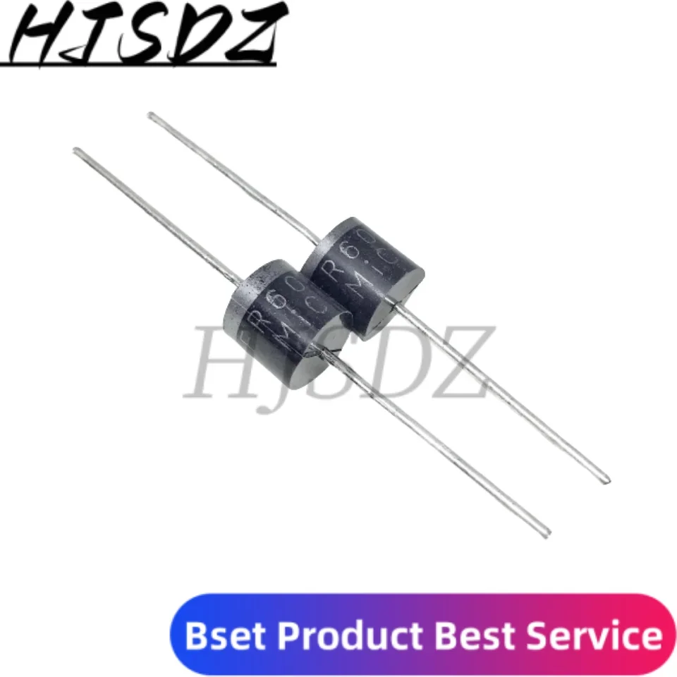 Fast Recovery Diode (20 Piezas) FR507 FR607 6A 1000V R-6 FR606 FR605 FR604 FR603 FR602  FR608