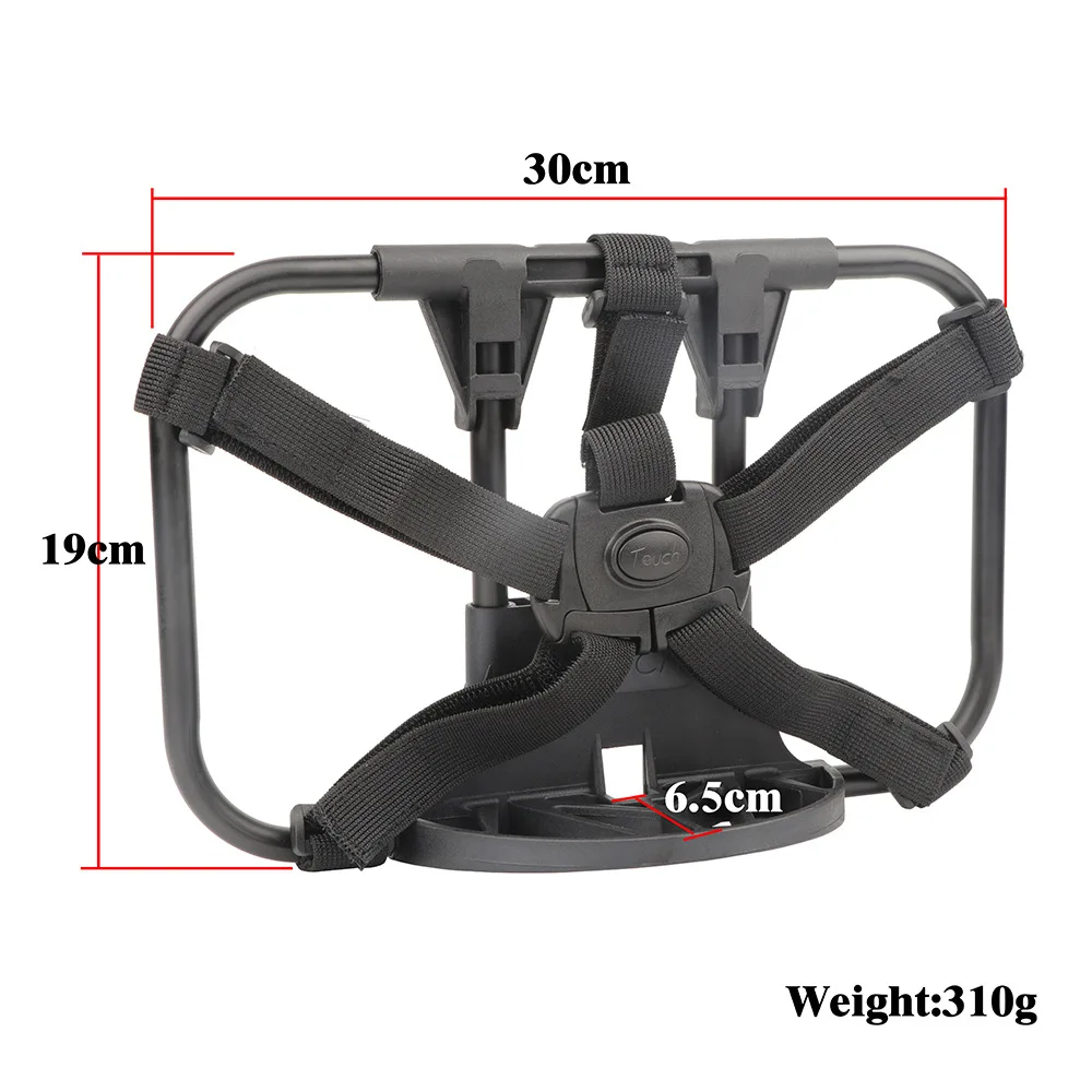 TOUCH Folding Bicycle Alloy Front Rack Adjustable Folding Bicycle Front Luggage Shelf Bracket Outdoor Cycling Equipment