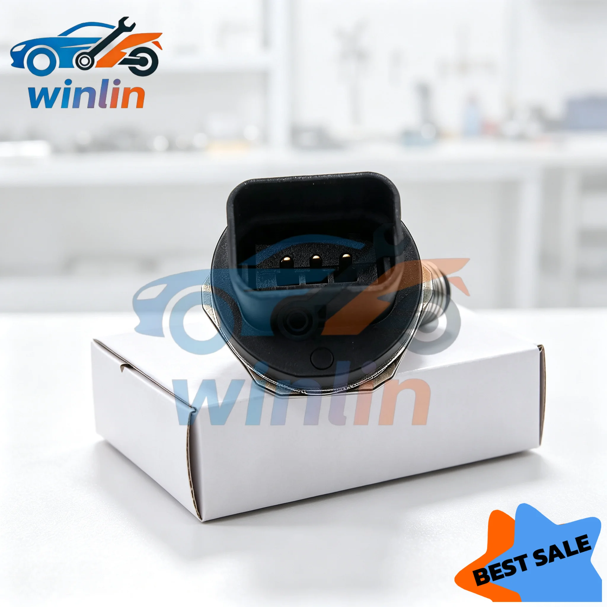 OEM LR022334 0281002919 Fuel Rail High Pressure Sensor for Land Rover Range Rover Evoque 2.2L Diesel