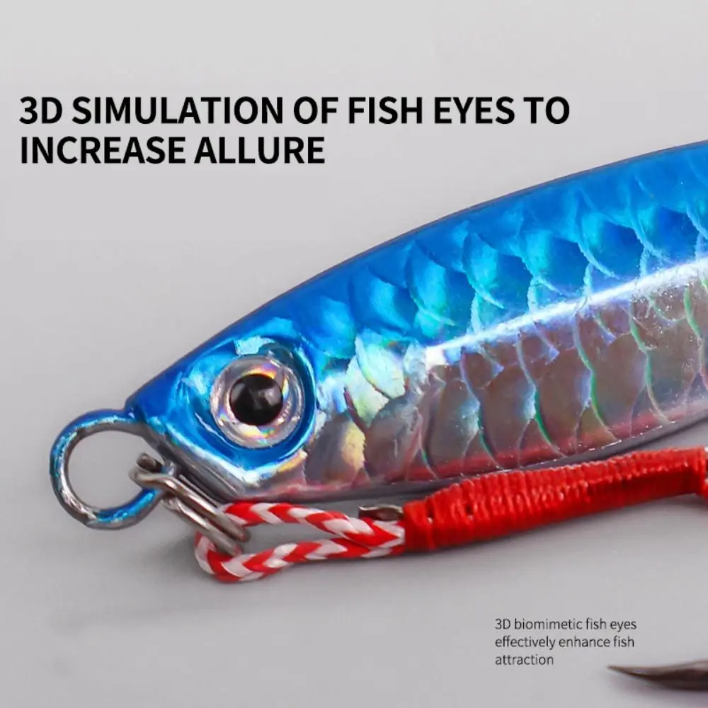 

5Pcs Super Hard Simulation Fish Lures Fast Sinking 7/10/15/20G Fishing Lures Kit Bait Colorful Artificial Soft Fishing Bait Set