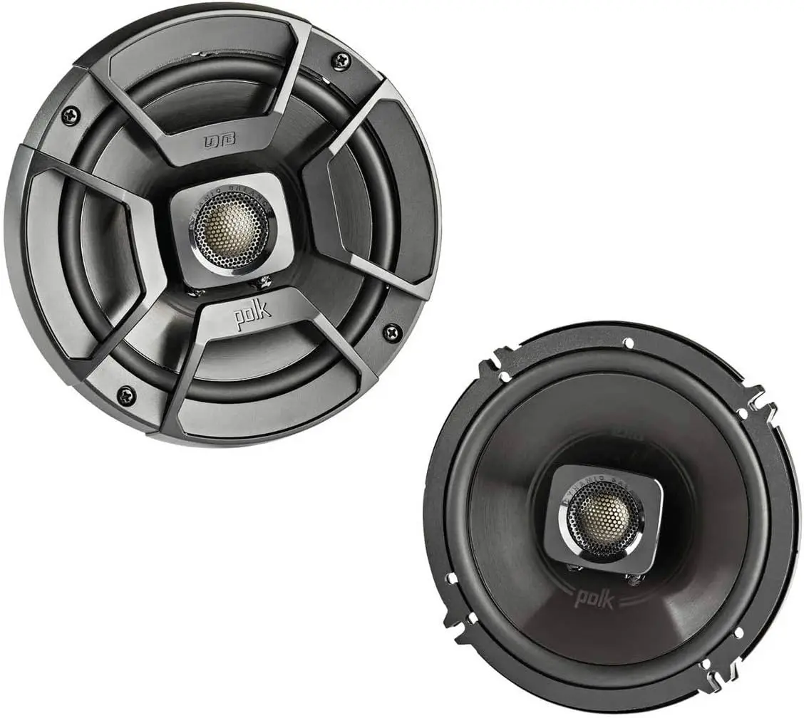 

6.5 Inch Marine Speakers for Car and Boat, 2-Way Coaxial Design, 40-22kHz Frequency Response, Black