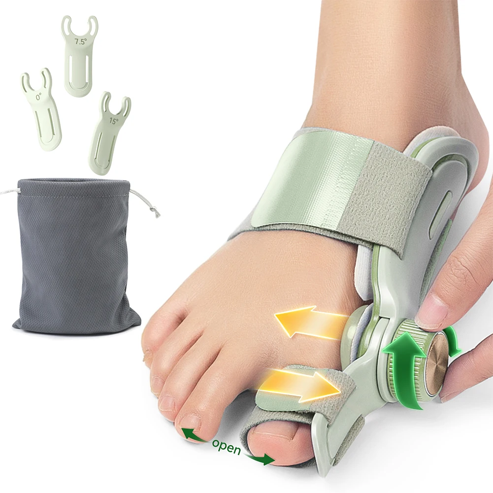 Bunion Corrector Toe Correction Band Stress Relief Bunion Straightener Hallux Valgus Orthosis Corrector for Big Toe Correction