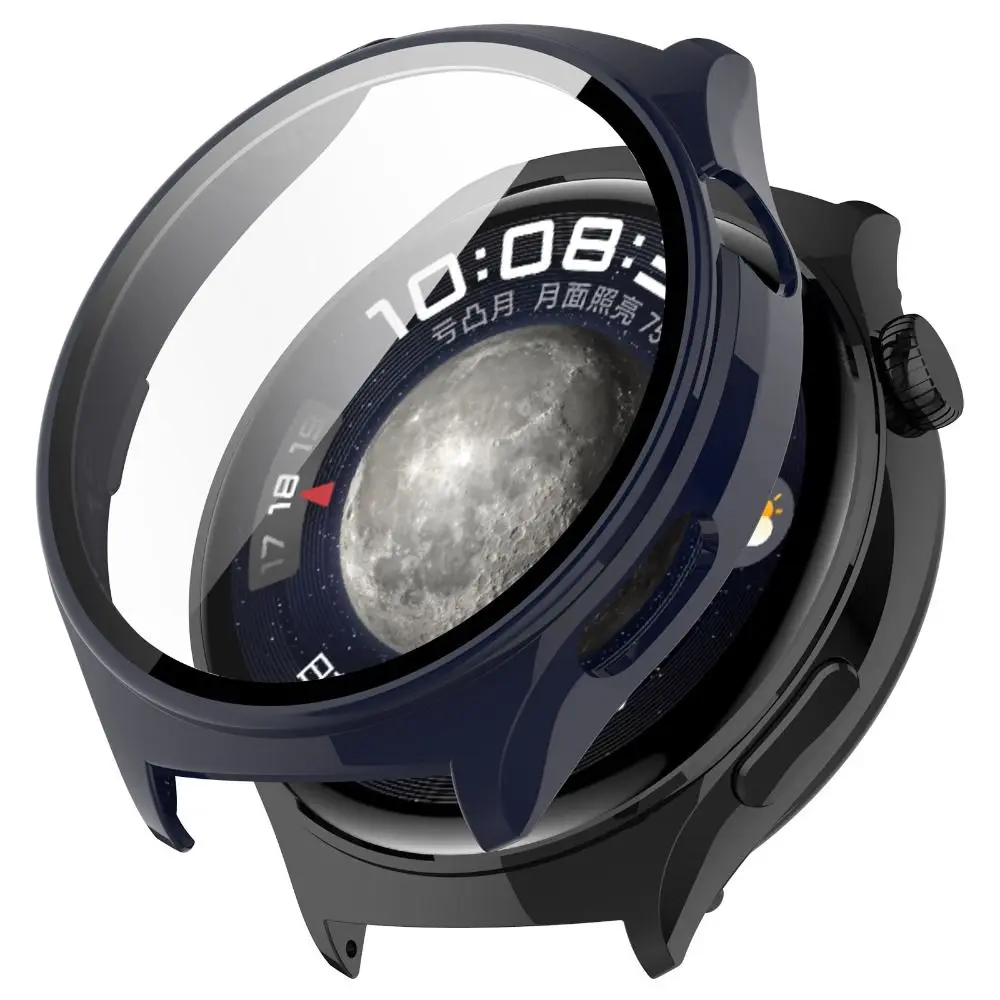 Tempered Case+Film New PC Hard Screen Protector Watch Accessories Protective Cover for Huawei Watch 4