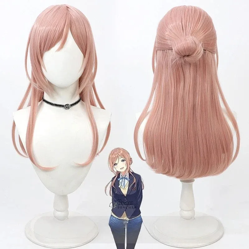 

‌School Idol Master Himesaki Rinami Cosplay Wig Anime Roleplay Party Costume Prop Synthetic Hair