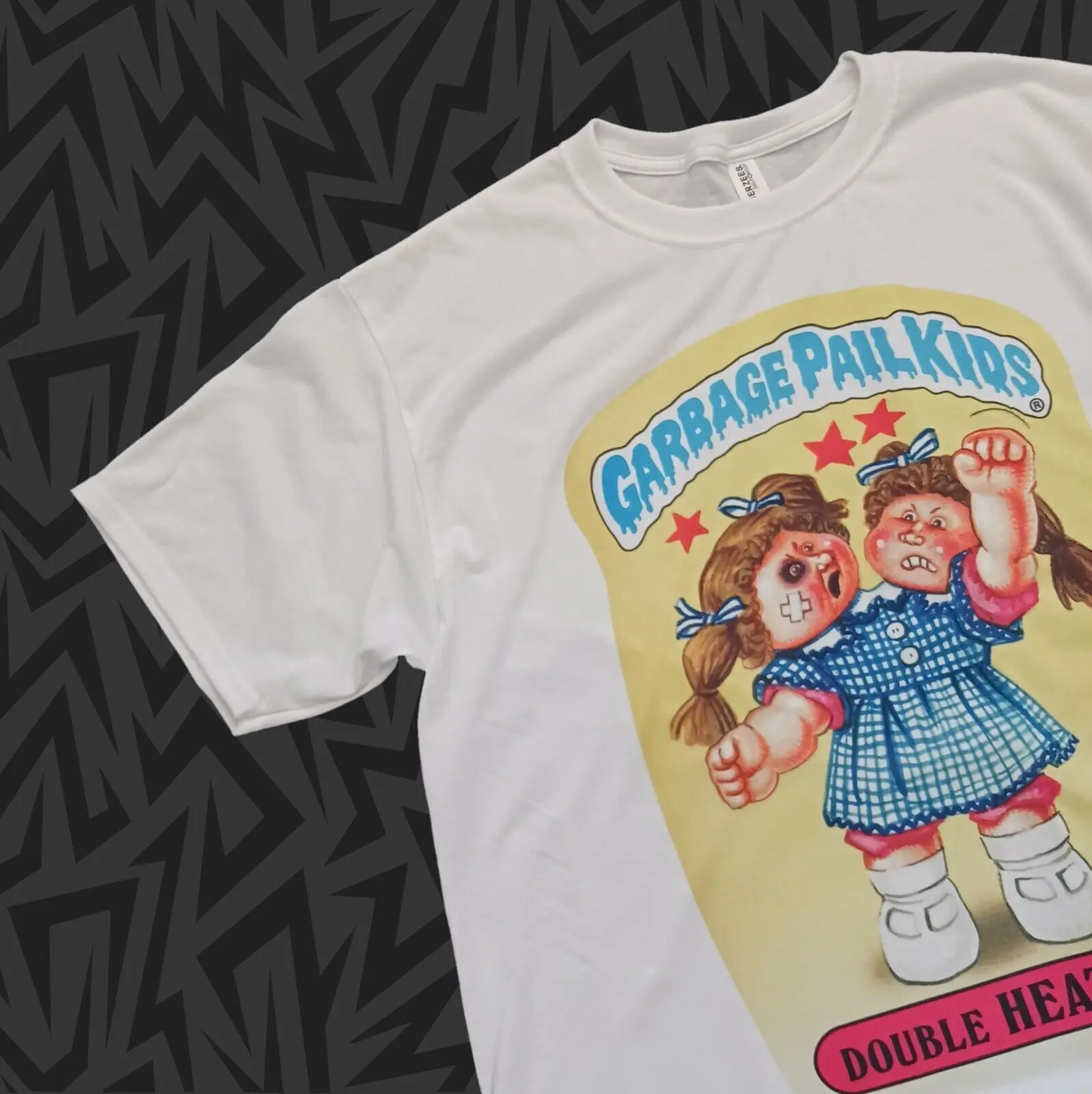 

NEW Garbage Pail Kids T-Shirt DOUBLE HEATHER Series 2 Card 50a vtg 80s S-2XL