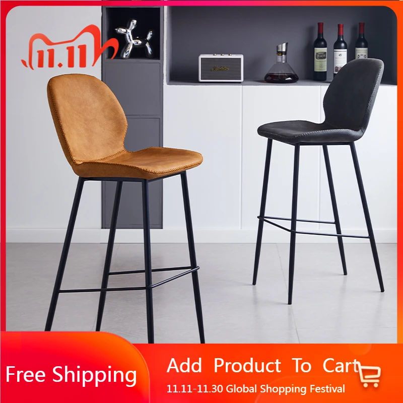 Kursi Bar Sederhana Modern Kreatif Pesta Dewasa Santai Kursi Nyaman Belakang Ruang Tamu Furnitur Unik Bancos De Bar Yang Tidak Biasa