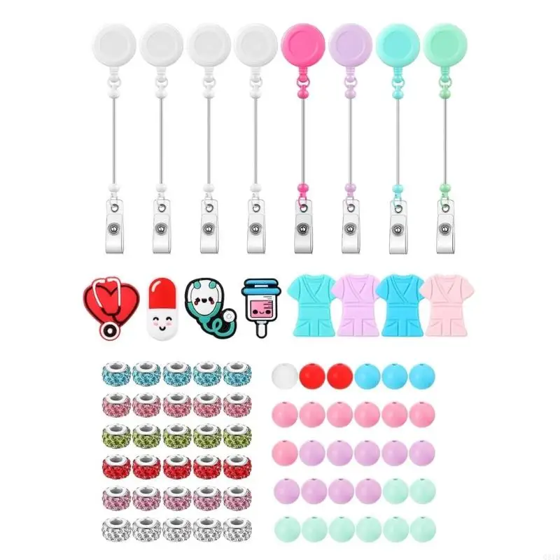 Q81D Handy Name Card Card Badge Holder Badge Clip for Teacher and Professionals