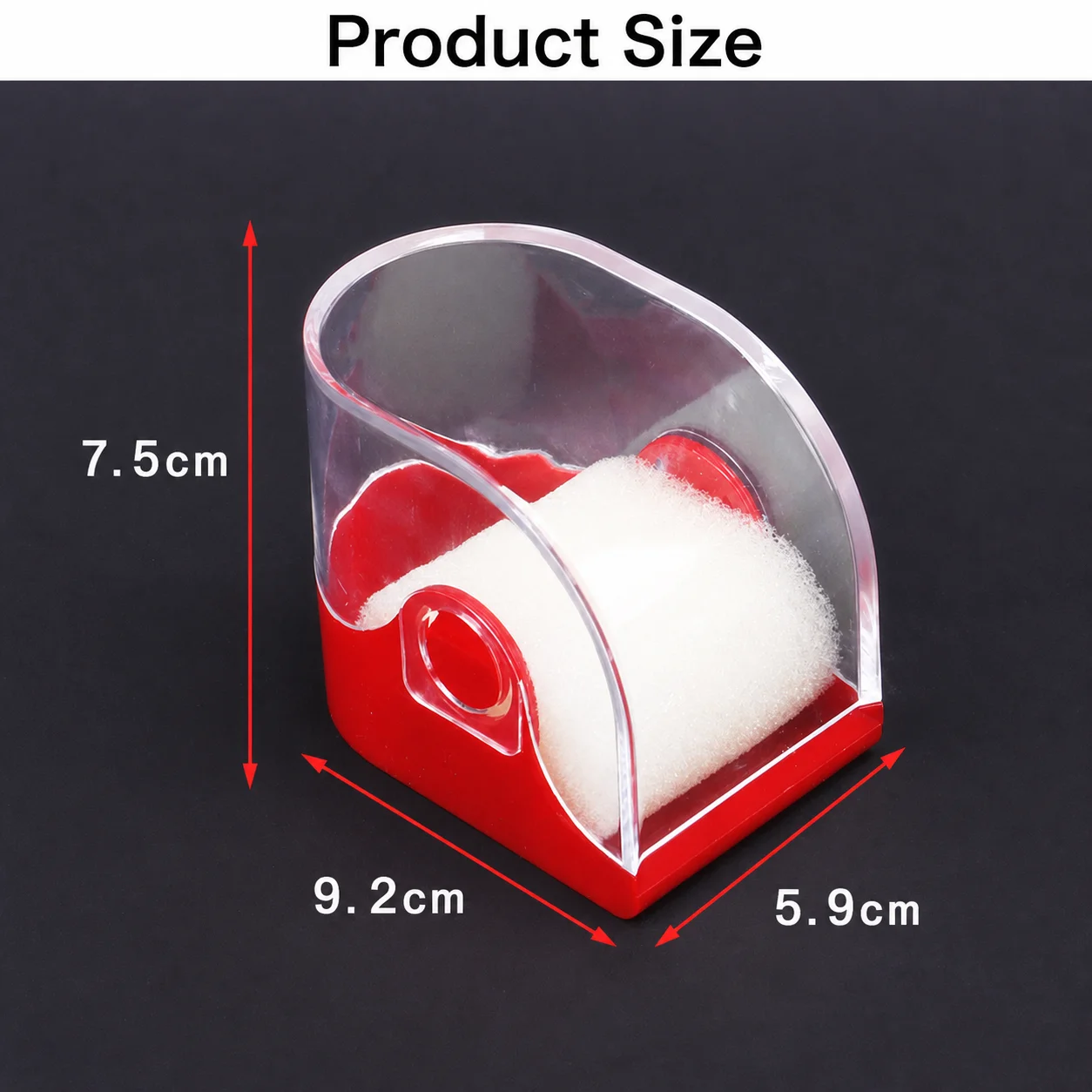Jewelry Storage Box Transparent Single Watch Holder Transparent Watch Case Simple-Designed Watch Box For Accessory Organization