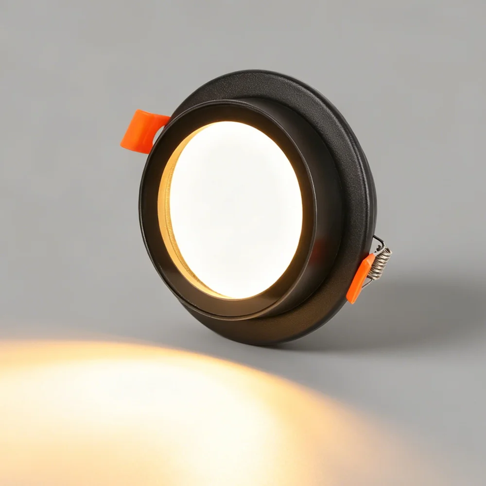 Waterproof GX53 Ceiling Spot Lamp Fixture AC85-265V Recessed and Surface Mounted Downlight Bedroom Indoor Home Corridor
