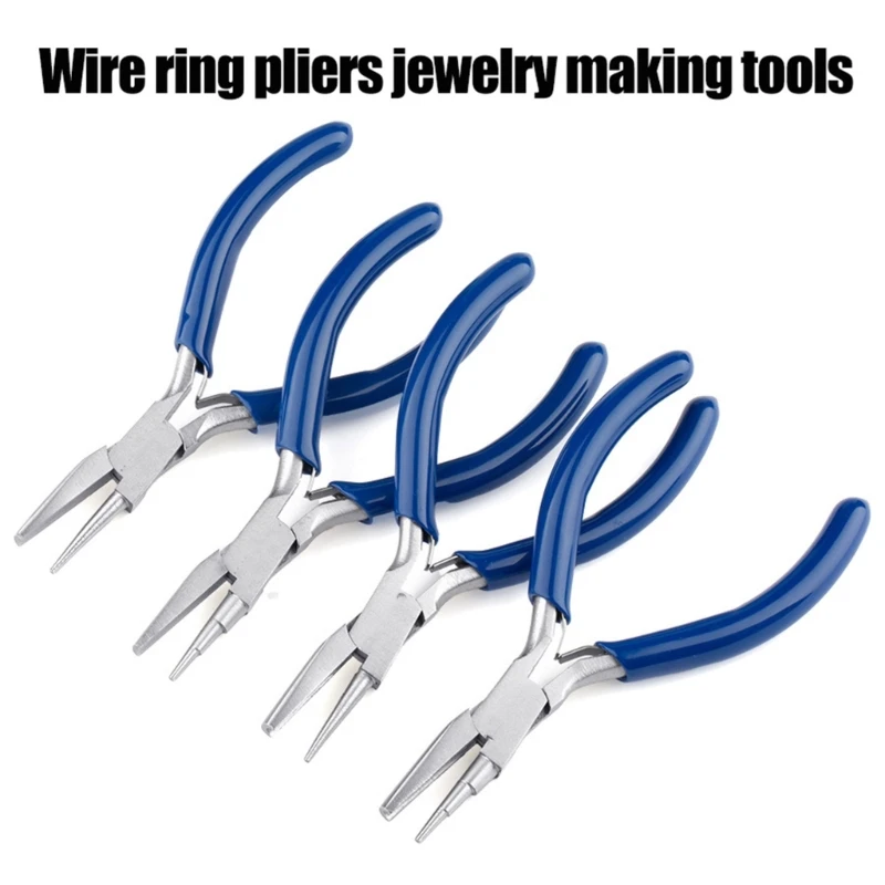 

Jewellery Pliers Set Round Nosed Ergonomic Wire Looping Pliers for Home Crafting Jewelry Workshops and DIY Projects