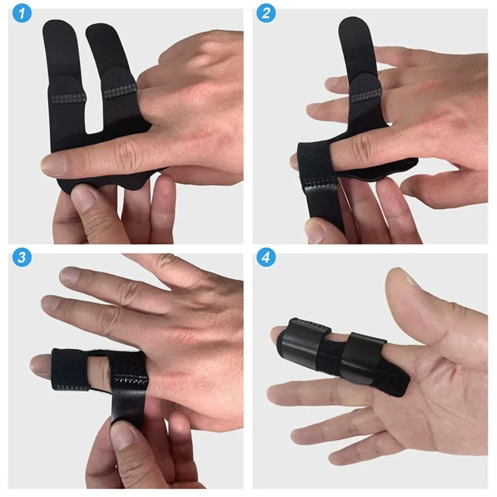 1Pc Adjustable Finger Splint with Lightweight Aluminum Base-Provides Support and Relief for Injured Fingers Fixing Splint