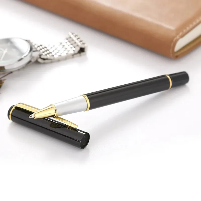 Металлическая нейтральная ручка на водной основе, ручка для подписи, несколько цветов, канцелярские принадлежности для письма, рекламные офисные принадлежности, школьный инструмент