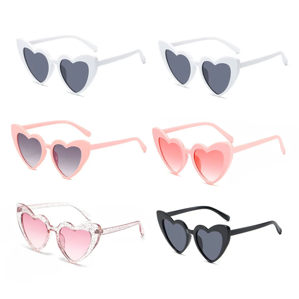 Bachelorette Party Sunglasses Wedding Bridal Shower Decor Hen Party Supplies Bride To Be Bridesmaid Gift Heart Shaped Glasses