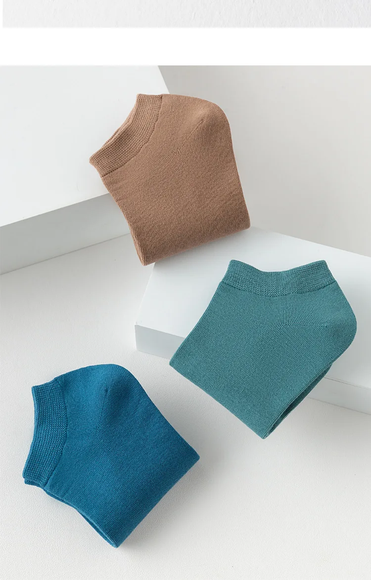 5 Paar hochwertige Herrensocken aus gekämmter Baumwolle, neue, lässige, atmungsaktive, schwarz-weiße Business-Socken, 5 Paar Herrensocken, Übergröße EU39-48 – Detail 12
