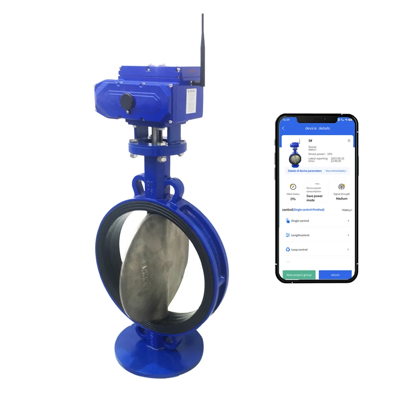 Connect /GSM Based Wireless Smart  Controller Butterfly Valve Actuator Solar Powered Drip Irrigation Systems