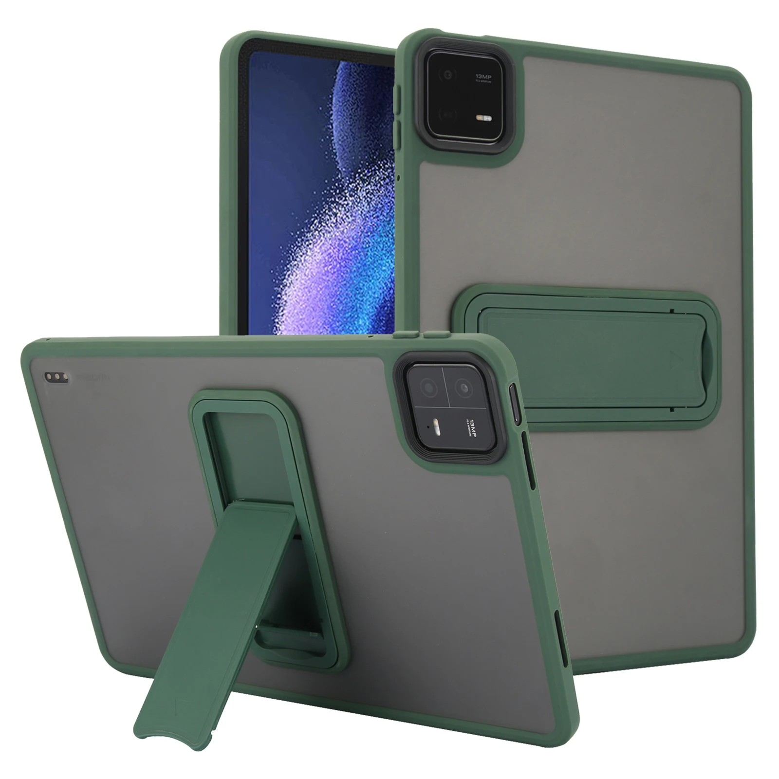 Protective Back Cover Case with Bracket Stand For Xiaomi Pad 8 Pro Redmi K Pad 2 SE 8.8 9.7 12.1 2025 2026