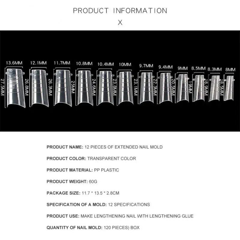 Box Dual Forms Tipps Quick Building Gelform Nagels ystem Full Cover Tipps Nagel verlängerung Formen für Maniküre Werkzeuge Set