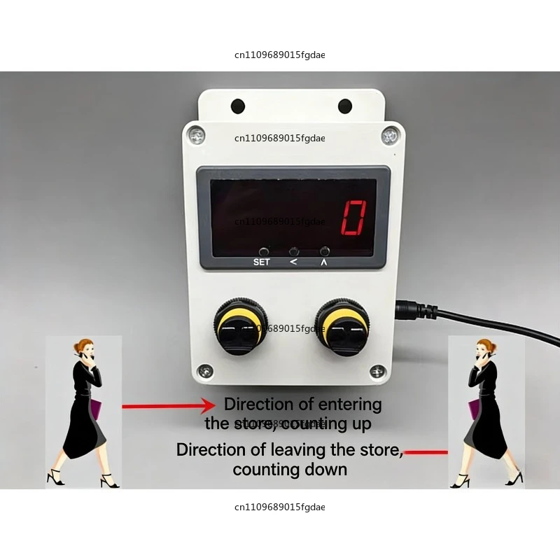 Passenger flow counter automatic sensing electronic people counter store store flow in and out statistics points