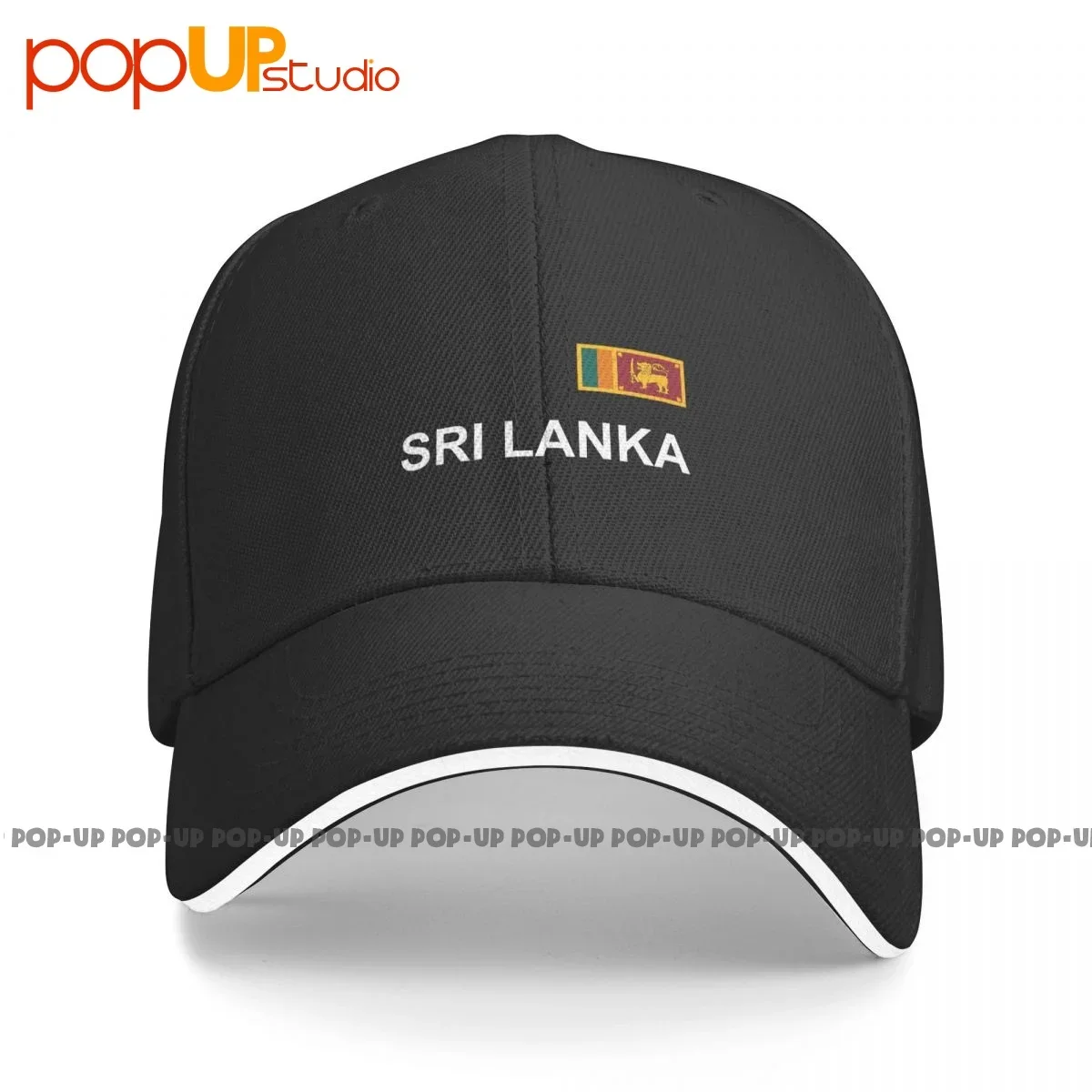 Cricket Sri Lanka Jersey Sandwich Cap Baseball Cap Trucker Hat Print Novelty Adjustable