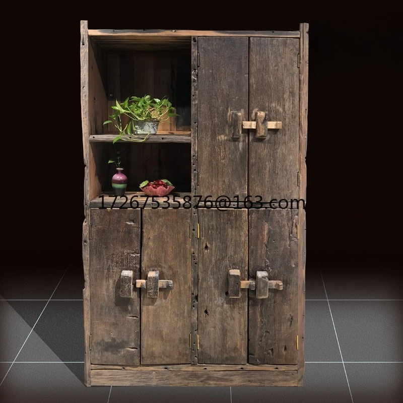 

Bogu shelf floor-to-ceiling bookshelf living room partition display cabinet antique shelf modern Chinese solid wood wine cabinet