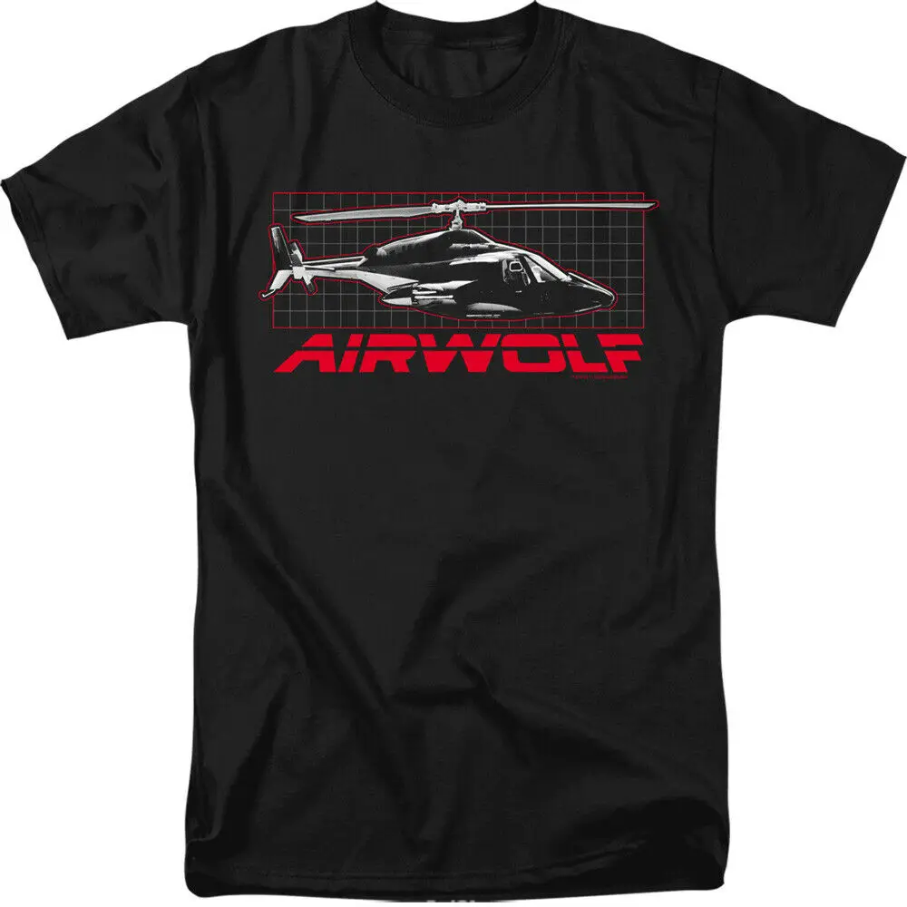 

Airwolf Вертолет Сетка футболка