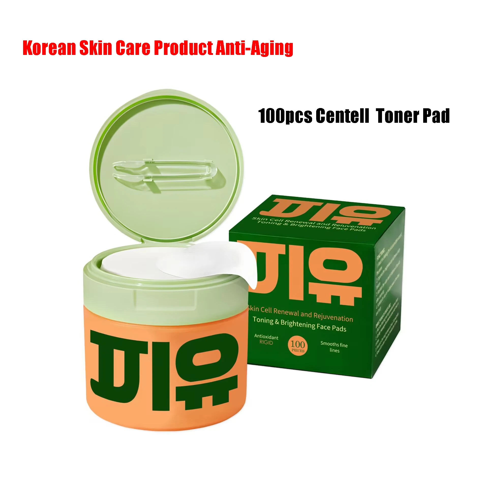 

TITK HOT Korean Skincare Product Anti-Aging,Dark Spot And Wrinkle Minimizing Toner Pad,100pcs Centella,Asiatica And Niacinamide
