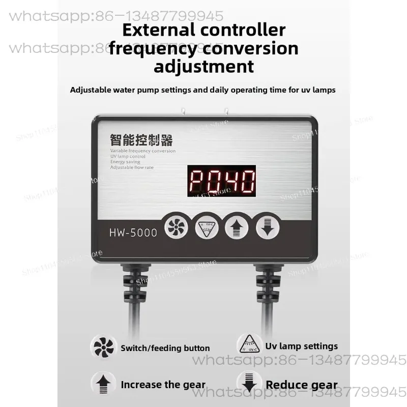 Accessory for Large Aquarium Filter - Compatible with HW3000 External Frequency Conversion Filter, Maintain Clear Tank Water