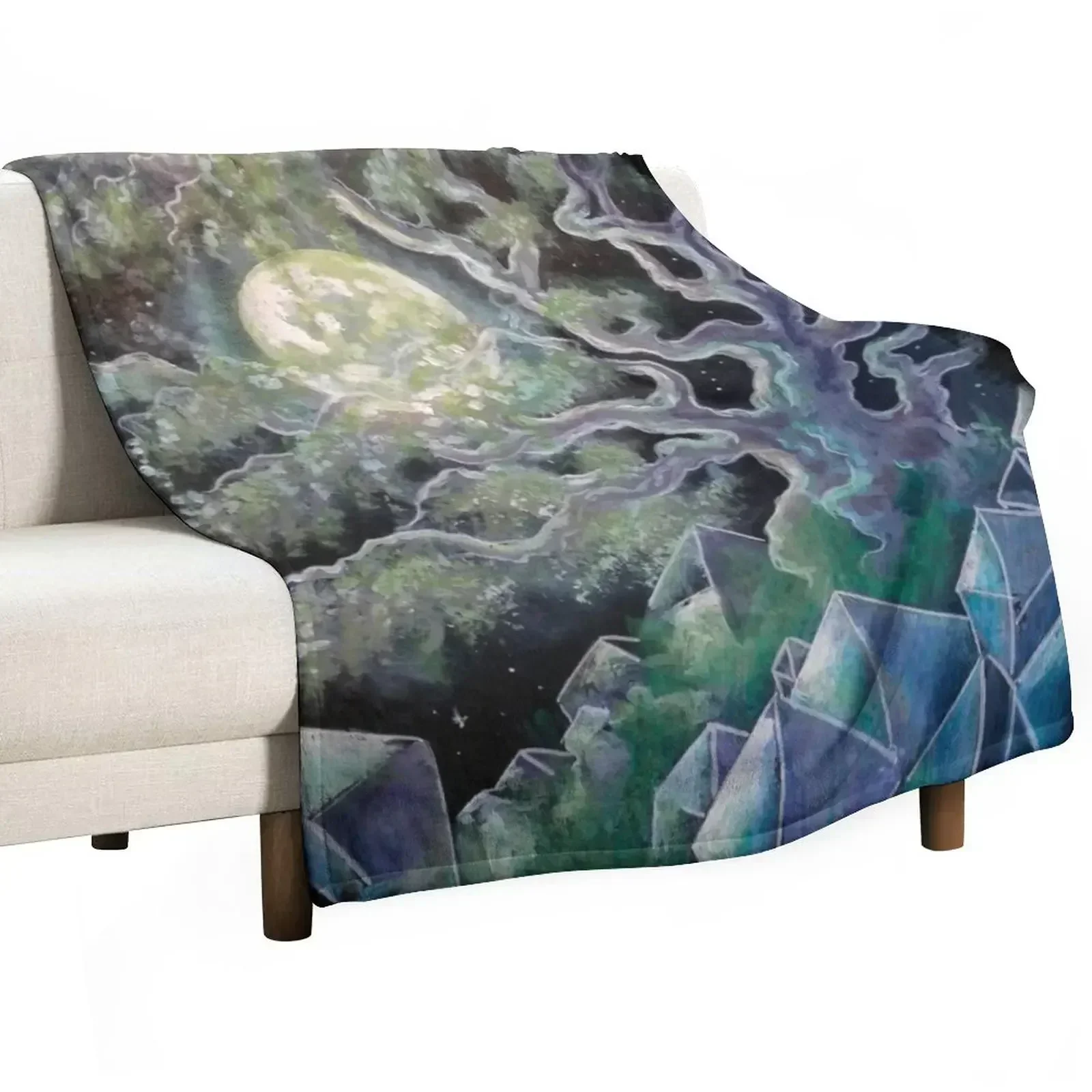 Crystalline Throw Blanket For Decorative Sofa funny gift Decorative Sofa for sofa Blankets For Bed decorative Blankets