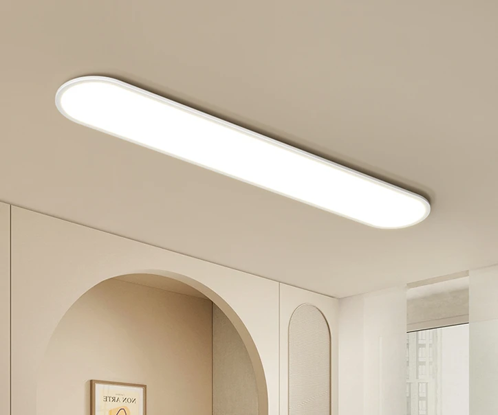 Full spectrum ultra-thin LED ceiling light, long strip sun table light, wardrobe, study, eye protection light fixture