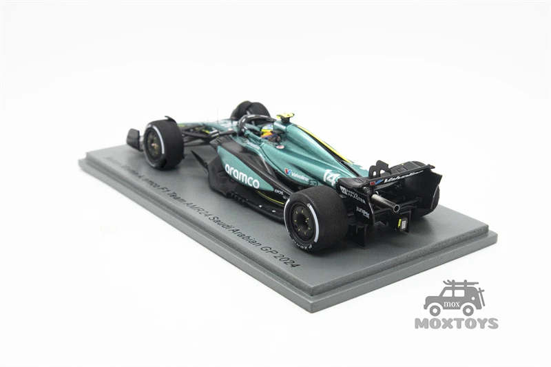 سبارك 1:43 AM Aramco F1 Team AMR24 No.14 المملكة العربية السعودية GP 2024.Fernando Alonso Model Car