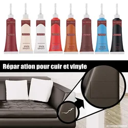 Gel de Réparation du Cuir pour Siège de Voiture, Crème de Rénovation Complémentaire pour Canapé, Pâte d'Entretien