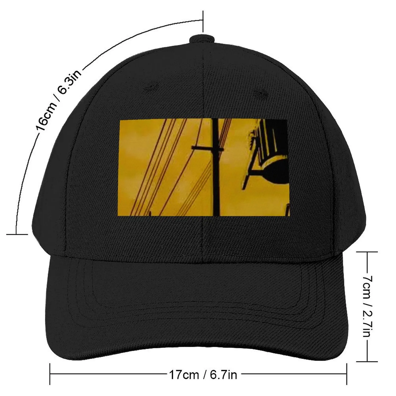 Serial Experiments Lain Power Lines Aesthetic Sticker Baseball Cap foam party Hat Cosplay Mens Caps Women's