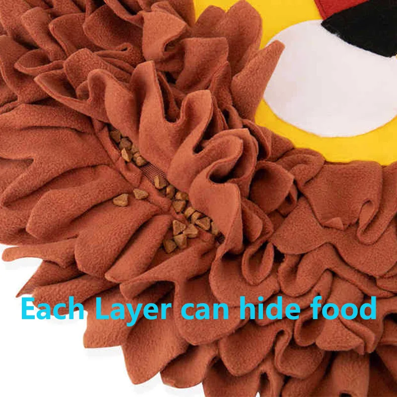 Pet Dogs Snuffle Mat Pet Leak Food Anti Choking Mat Cat Dog Training Blanket Nose Work Toy Pet Slowing Feeding Intelligence Mat