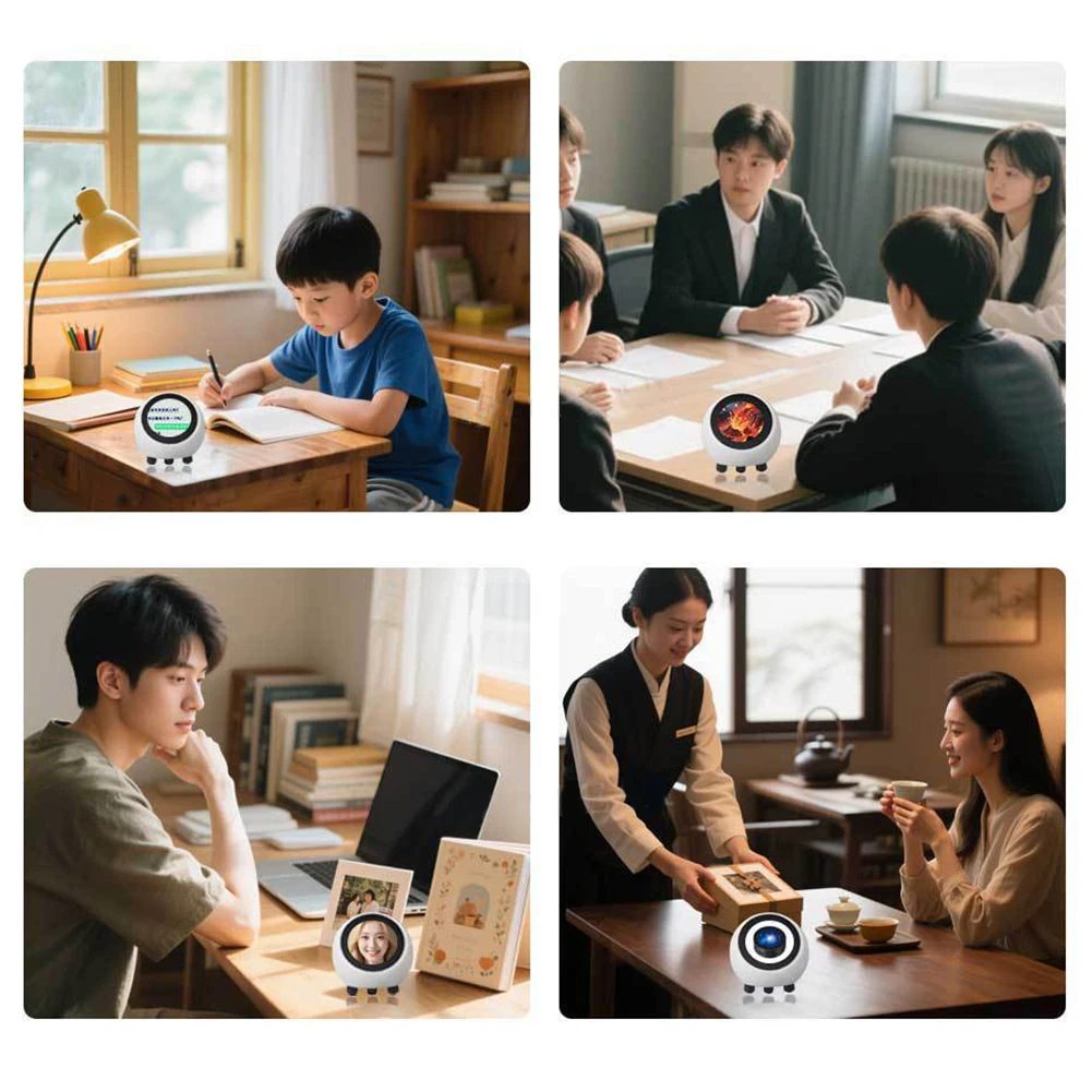 Picture 7: AI Voice Chat Robot 1.28In LCD Screen ESP32-S3 Development Board Smart Desktop Robot with/no Touch Function Kids Birthday Gifts