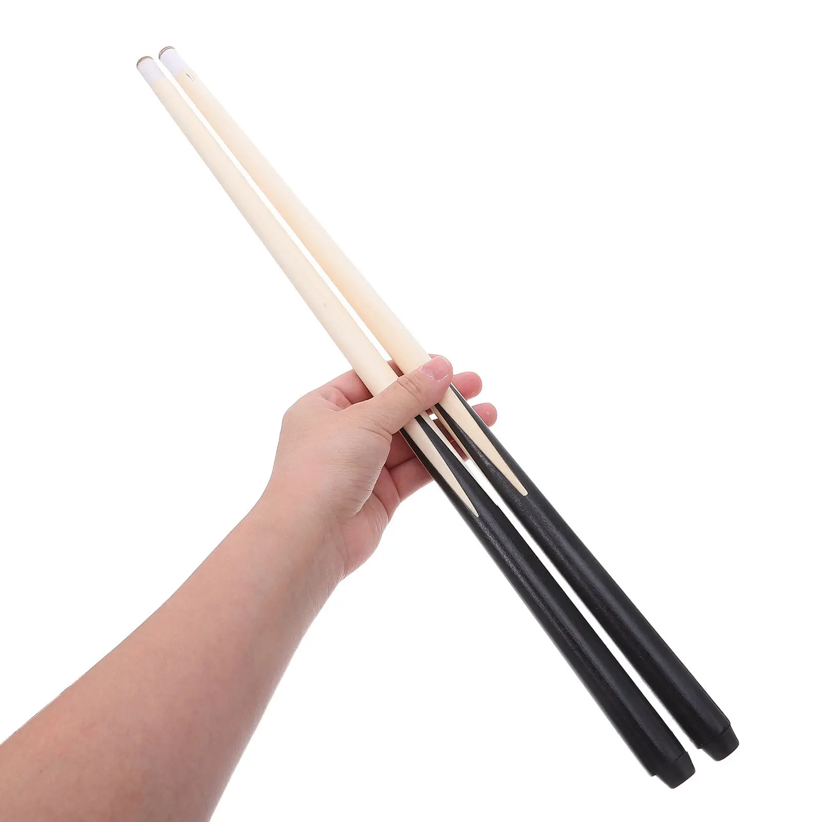 

2Pcs Wooden Pool Cue Stick Mini Short Billiard Cue Lightweight Smooth Finish Teen Friendly Portable Compact for Indoor Games
