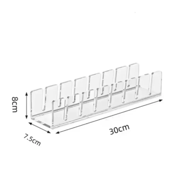 Acrylic Cap Storage Rack with Slots Baseball Cap Display Stand Cap Storage Container Household Storage Organization for Bedroom