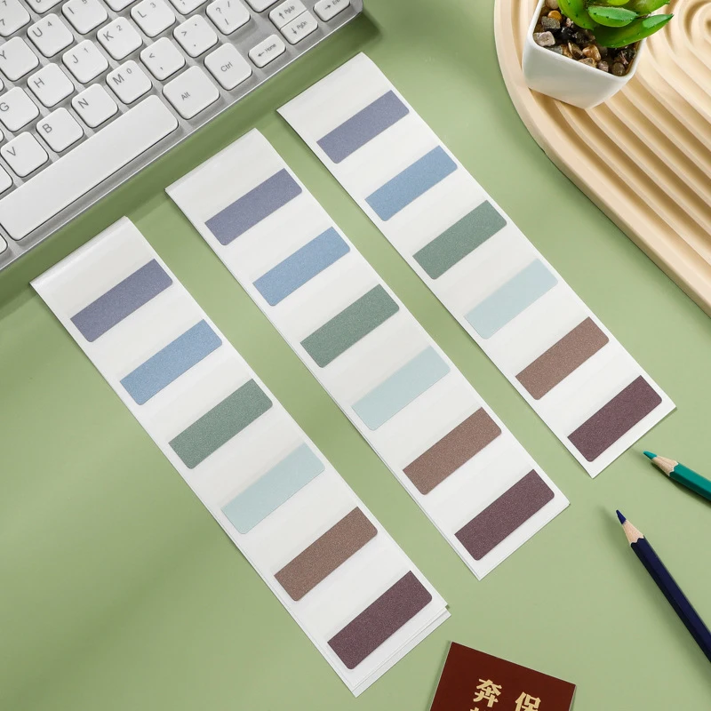 240/120/60 PCS Multicolor Sticky Writable Repositionable Index Tabs Flags For Pages Book Markers Reading Notes