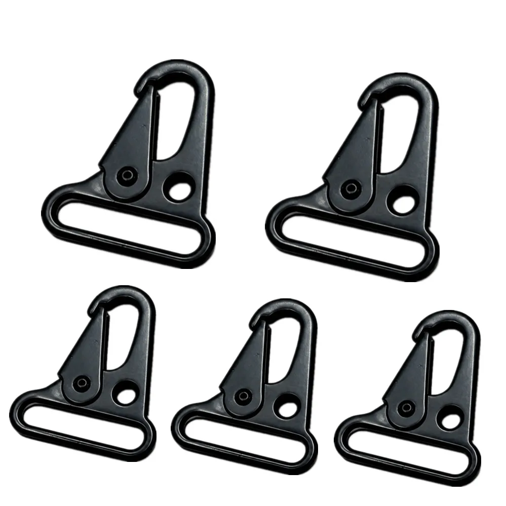 5Pcs/set Eagled Mouth Buckle Snap Link Hook Keychains Clip Hook Paracord Hook Camping Hook Keychains Snap Hook Zinc Alloy
