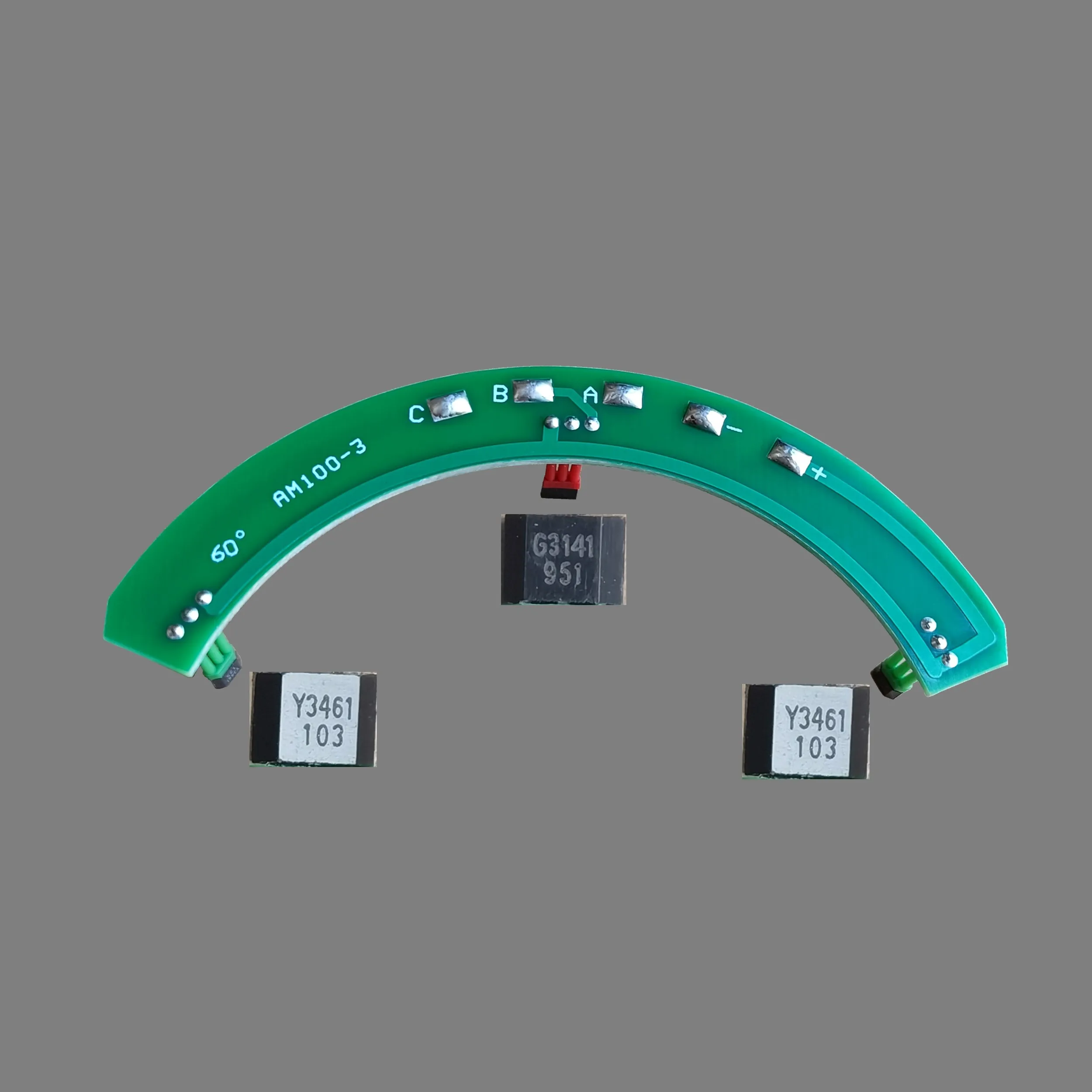 1pcs hall elemets for 3-wheels/4-wheels electric vehicles Y3461 G3141 Y3461 hall sensor with board motor sine wave 1500W hall