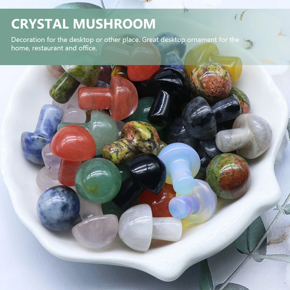 

20Pcs Unique Mushroom Shaped Figurines Simulation Mushroom Decor Small Home Office Flowerpot Ornaments Durable Long-Lasting