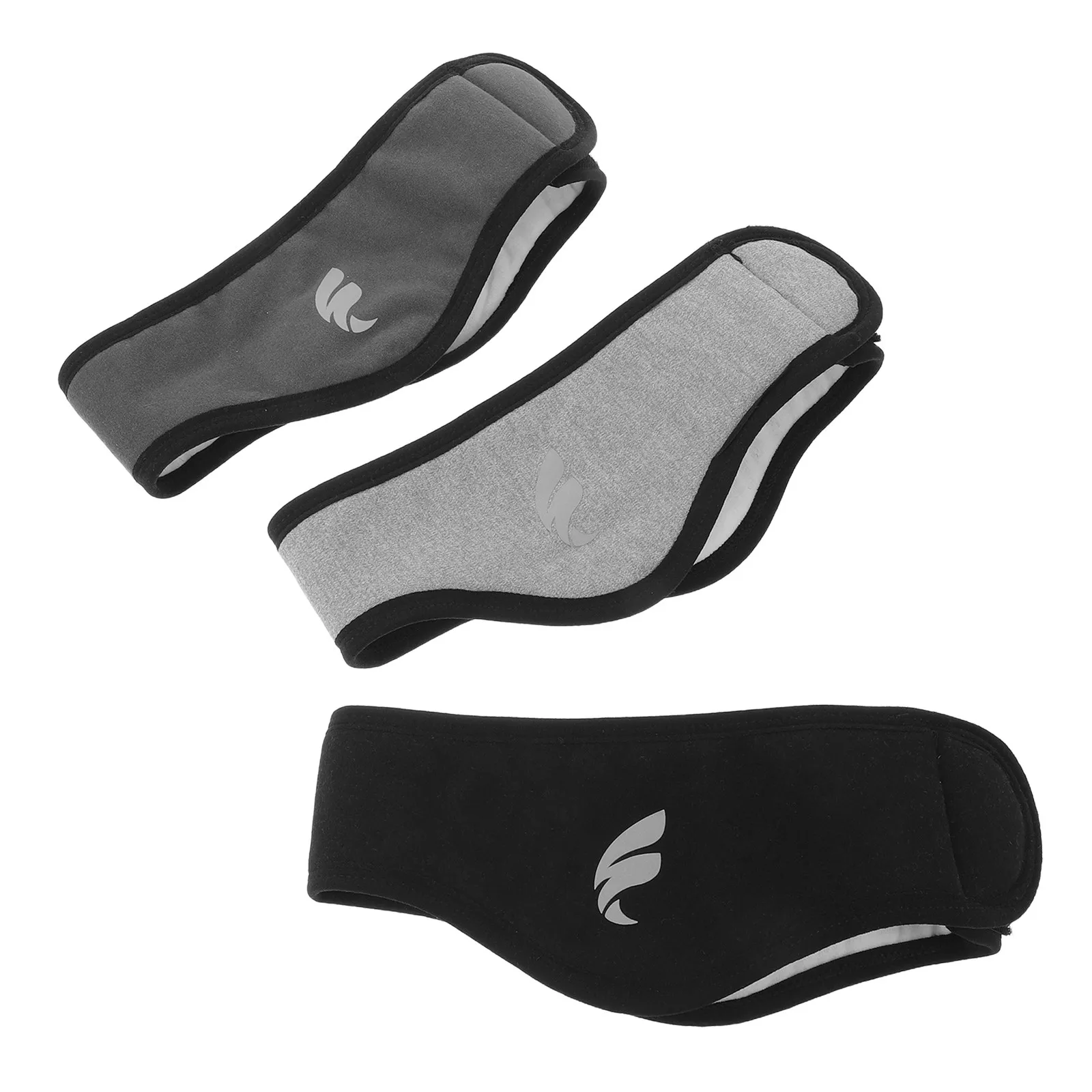 3Pcs Sound Proof Sleep Mask Ear Covers Adjustable Hook and Loop Headband Blackout Eye Shield Travel Hotel Meditation Light